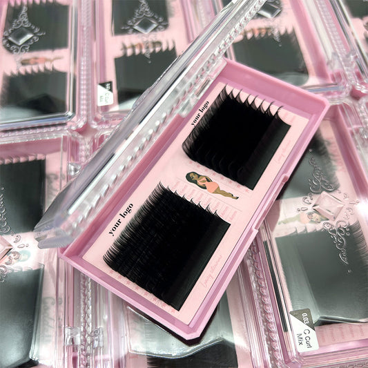 0.03 0.05 0.07 volume lashes private label with logo