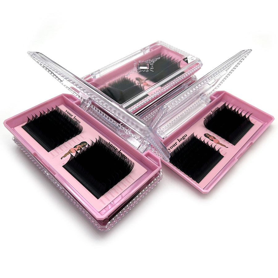 0.03 0.05 0.07 volume lashes private label with logo