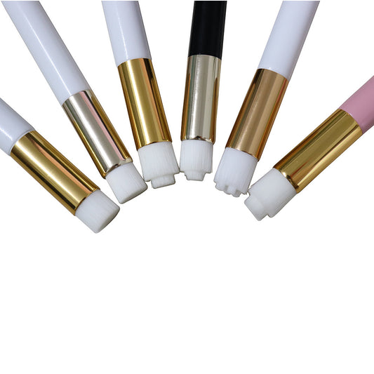 gold clean brushes lash bath