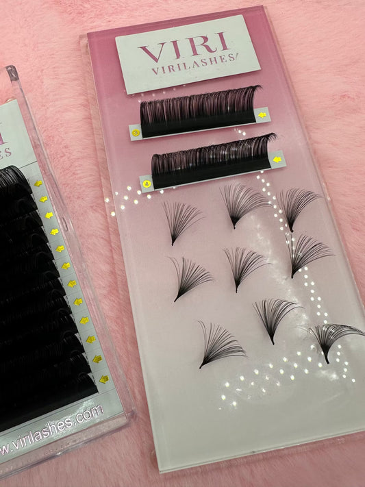0.05 volume lashes ; dark lashes : cashmere lashes;