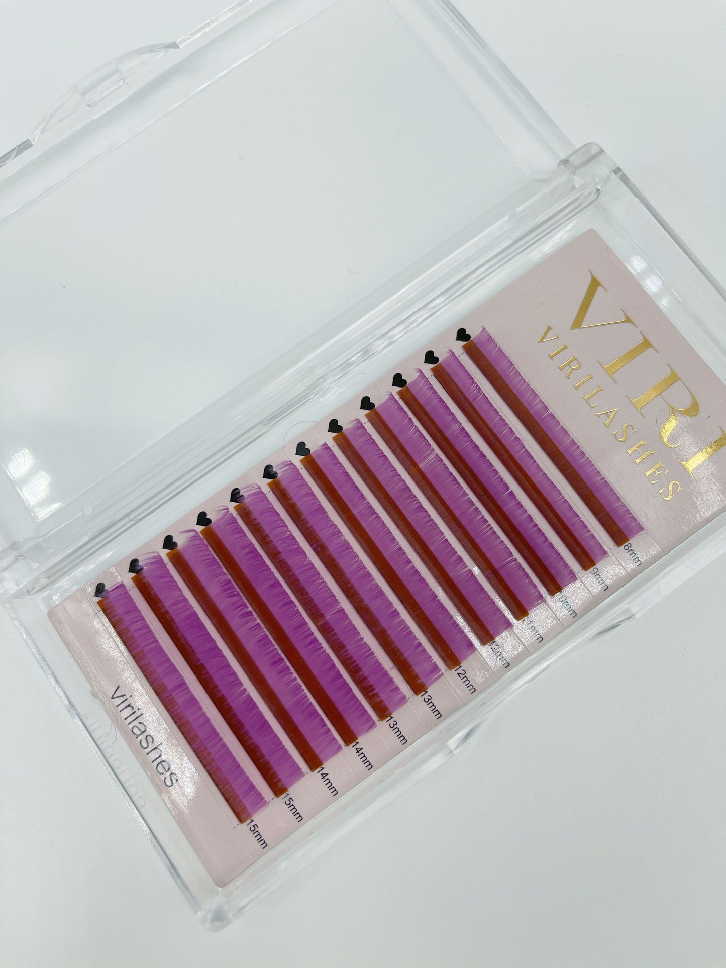 purple neon color lashes ;Glows under blue light
