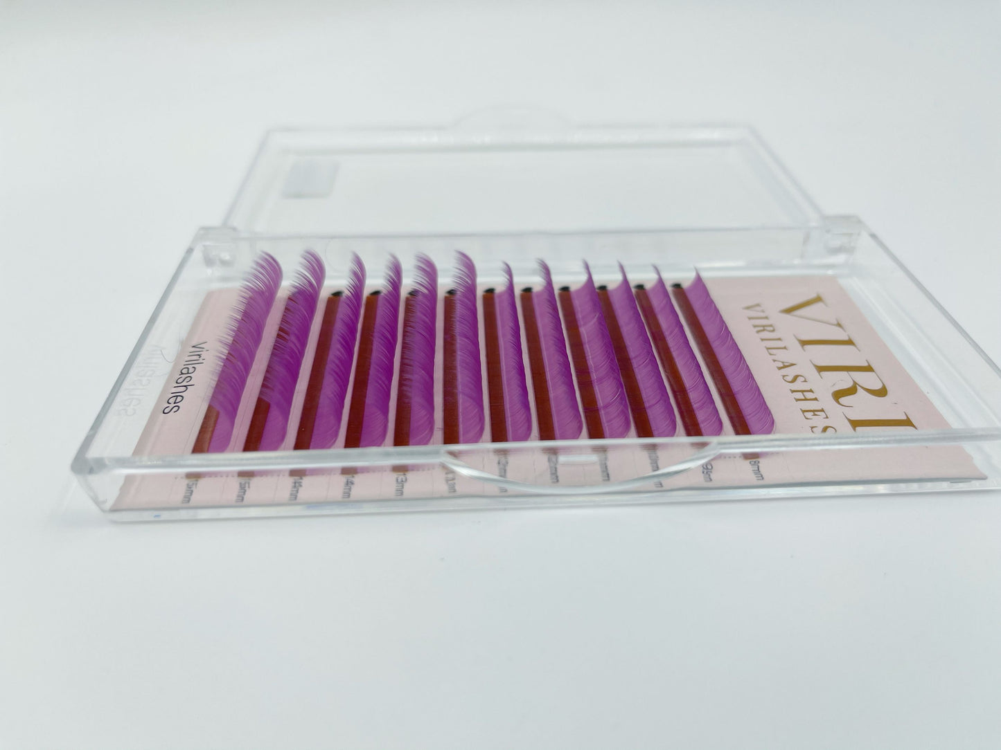 purple neon color lashes ;Glows under blue light