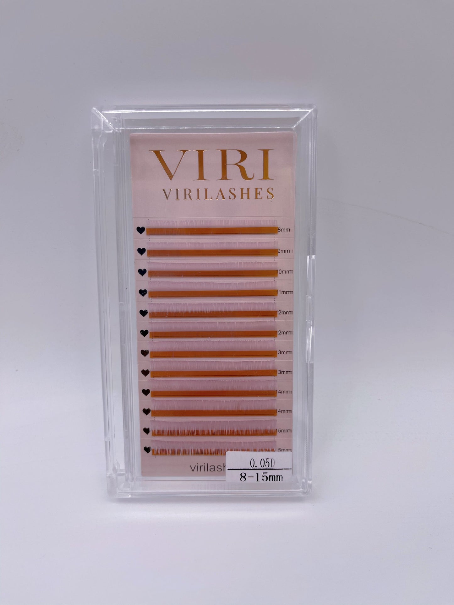 light pink color lashes