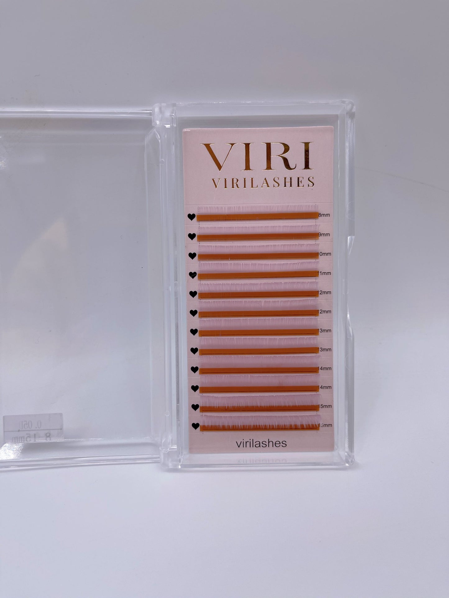 light pink color lashes