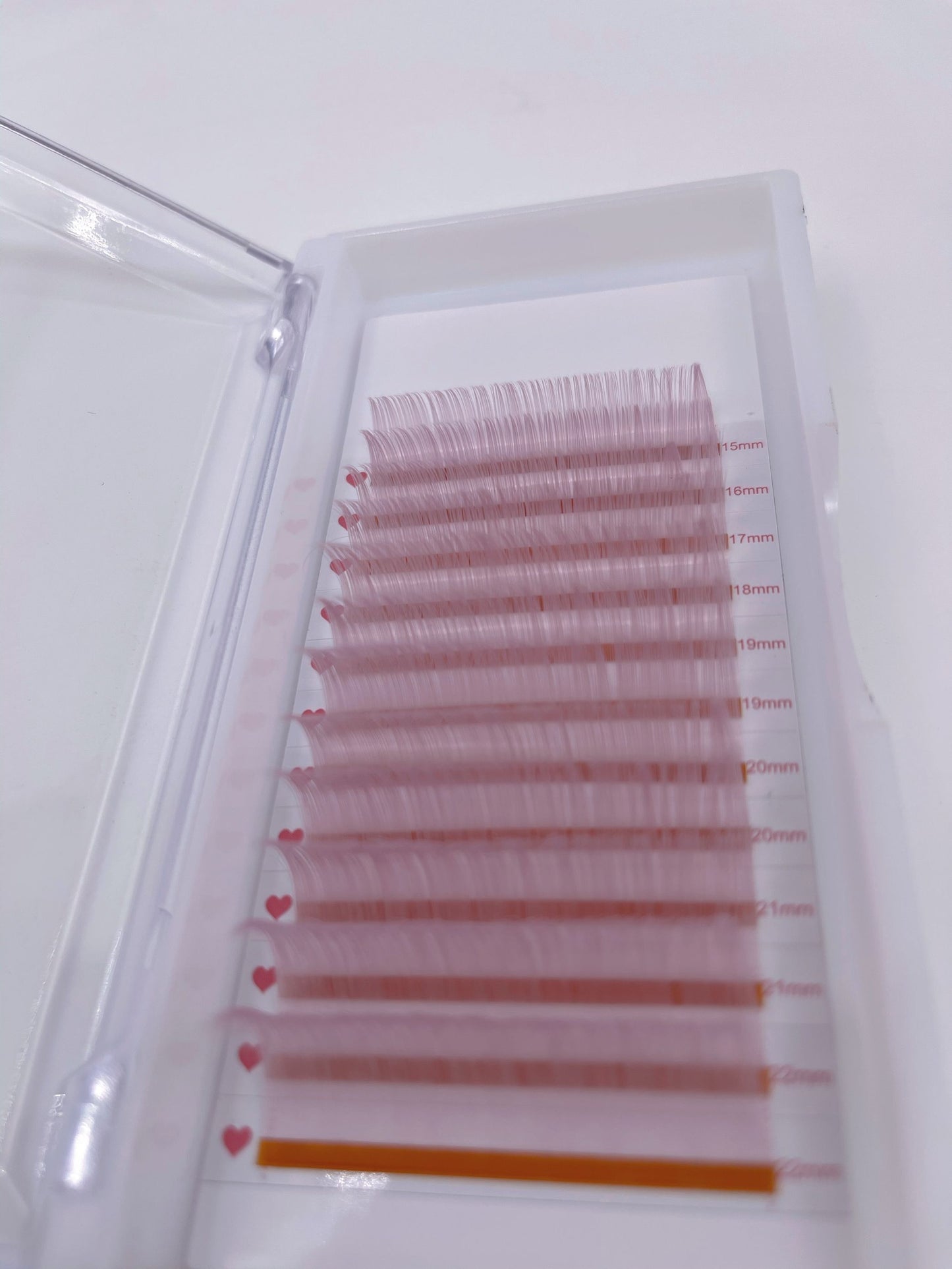 light pink color lashes