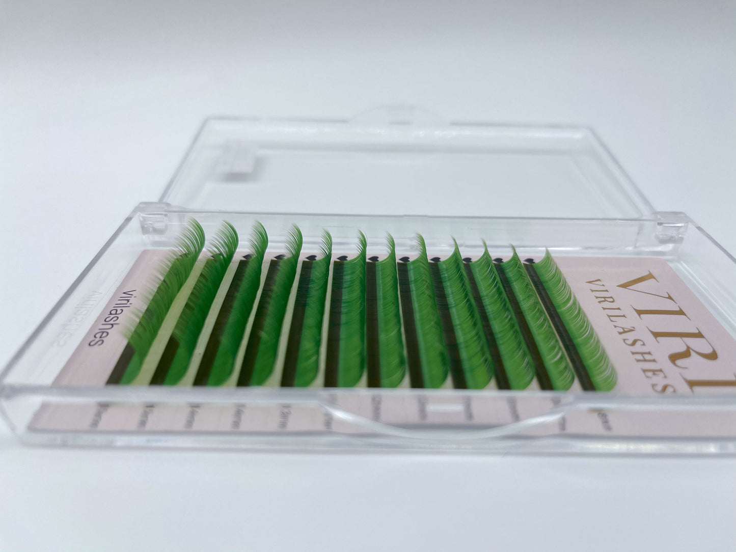 dark green color lashes
