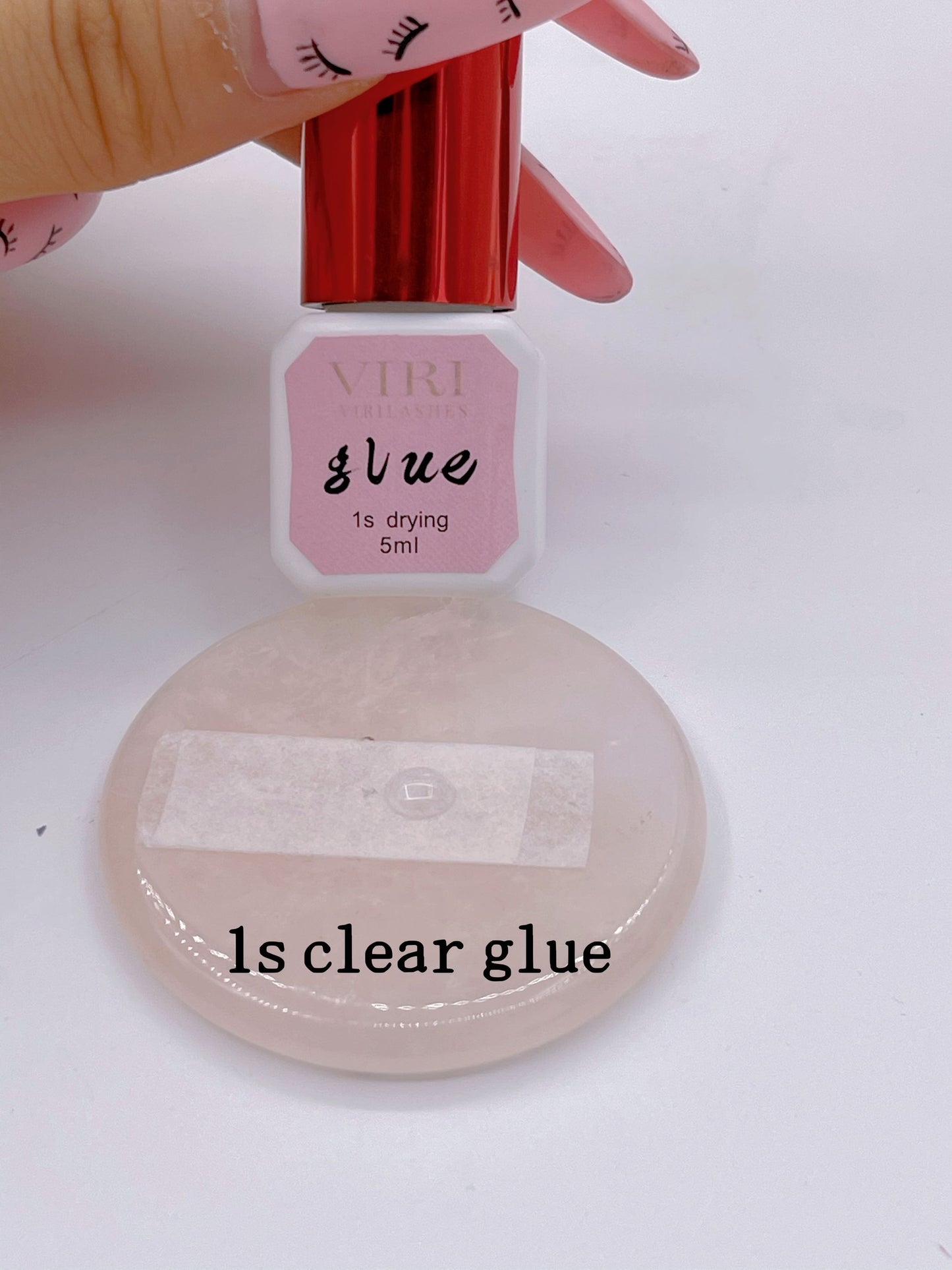1S clear glue ;virilashes glue